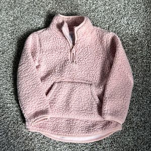 3T light pink Carter’s pink fleece pullover 1/4 zip